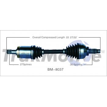 TrakMotive BM8037 - CV Axle Shaft TrakMotive BM8037 CV Axle Shaft product image 1 of 3