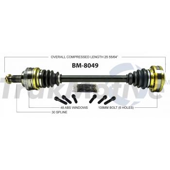 TrakMotive BM8049 CV Axle Shaft product image 1 of 3