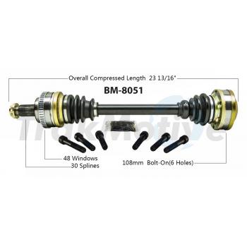 TrakMotive BM8051 CV Axle Shaft product image 1 of 3