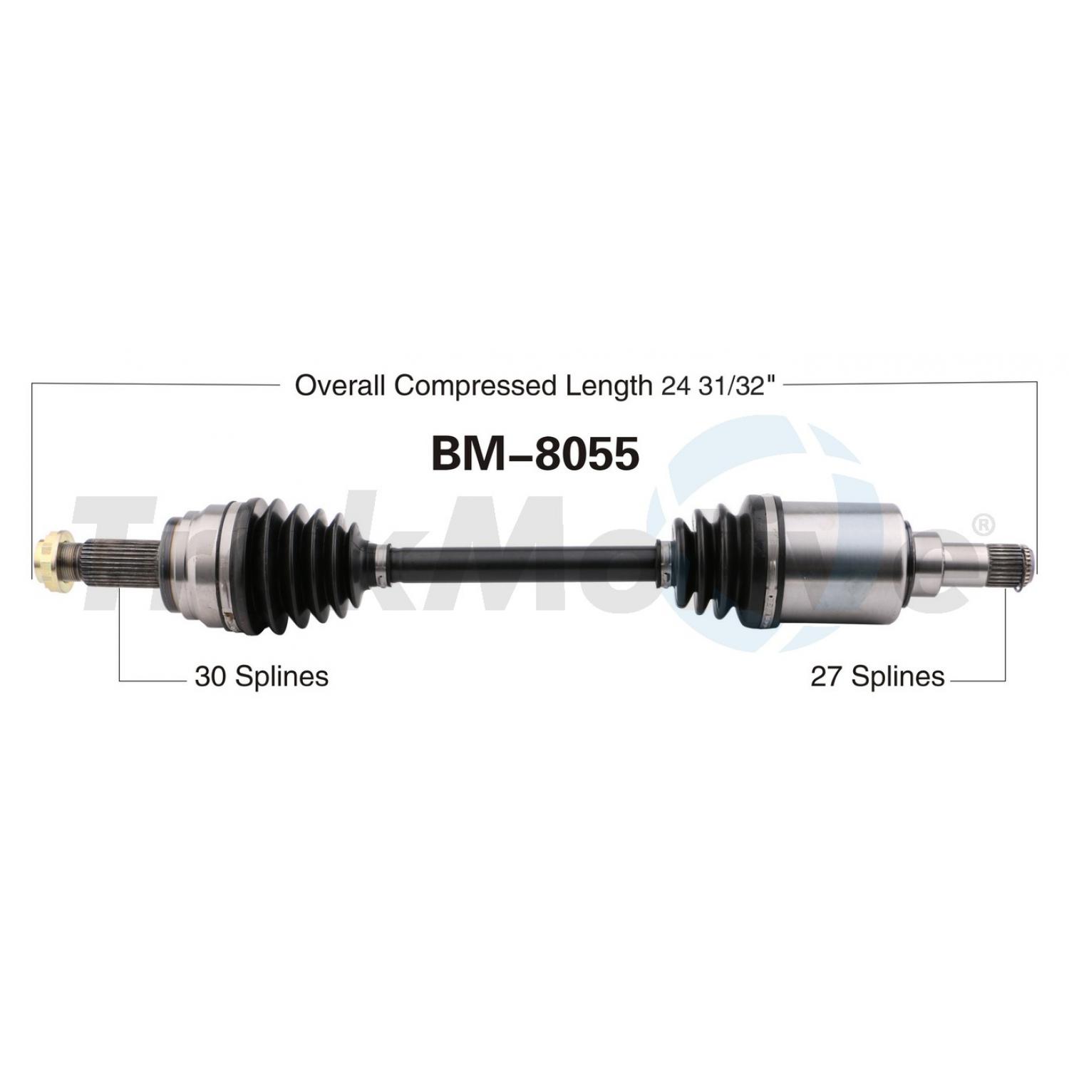 TrakMotive BM8055 - CV Axle Shaft TrakMotive BM8055 CV Axle Shaft product image 1 of 3