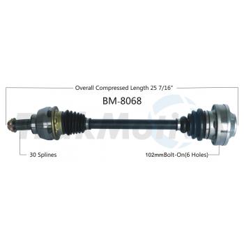 TrakMotive BM8068 CV Axle Shaft product image 1 of 3
