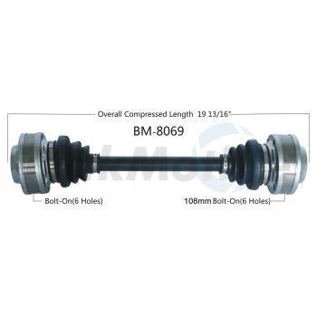 TrakMotive BM8069 CV Axle Shaft product image 1 of 3