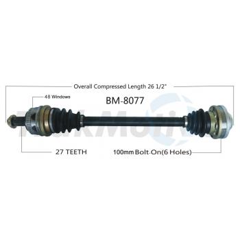 TrakMotive BM8077 - CV Axle Shaft TrakMotive BM8077 CV Axle Shaft product image 1 of 3