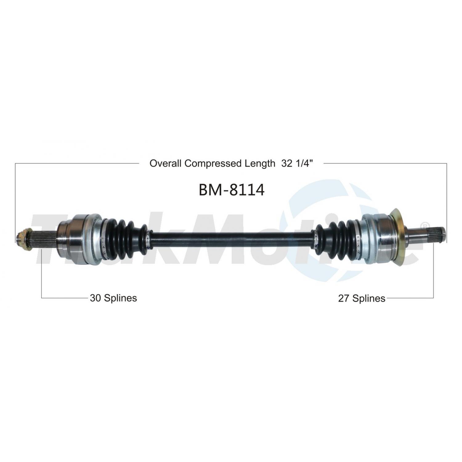 TrakMotive BM8114 - CV Axle Shaft TrakMotive BM8114 CV Axle Shaft product image 1 of 3