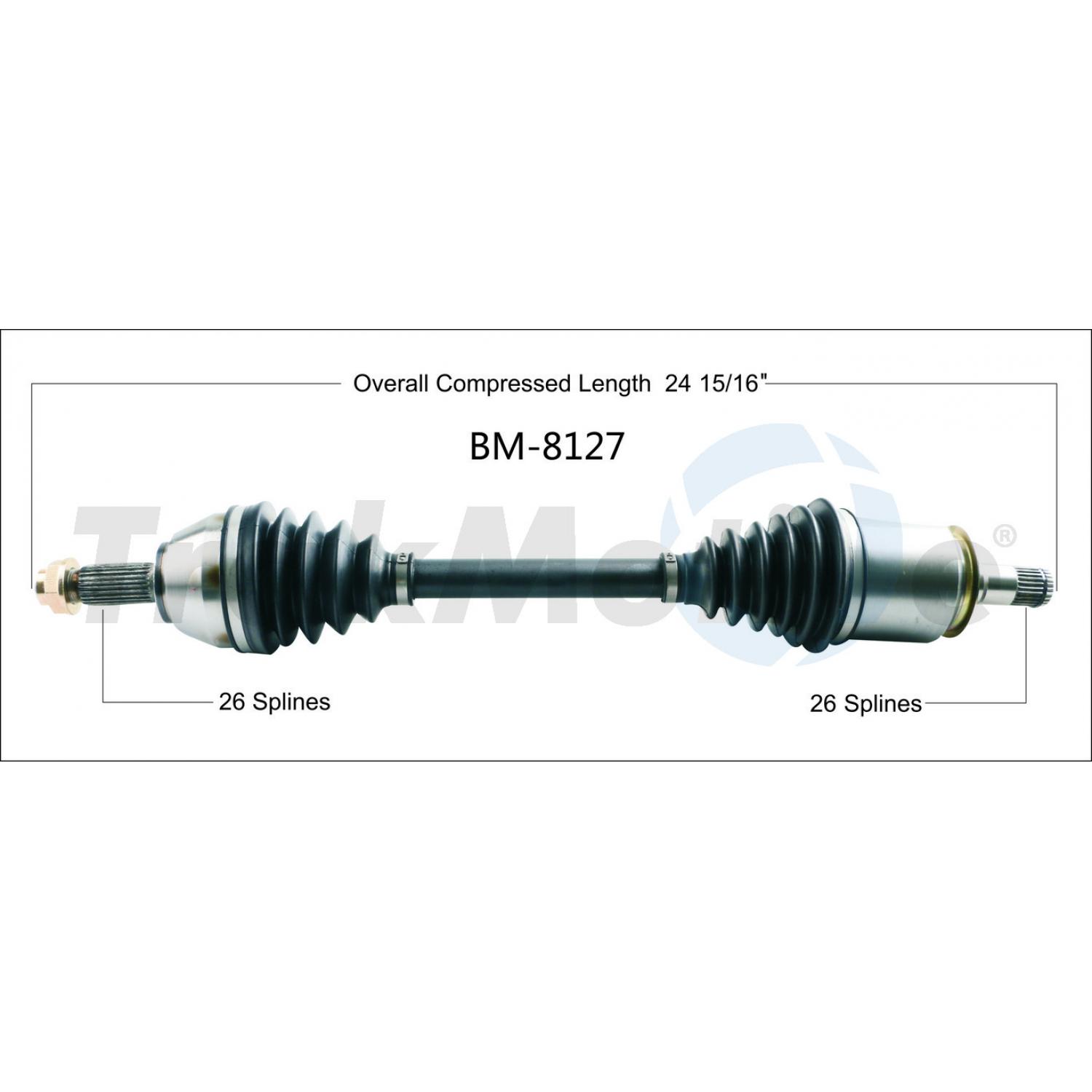 TrakMotive BM8127 - CV Axle Shaft TrakMotive BM8127 CV Axle Shaft product image 1 of 3