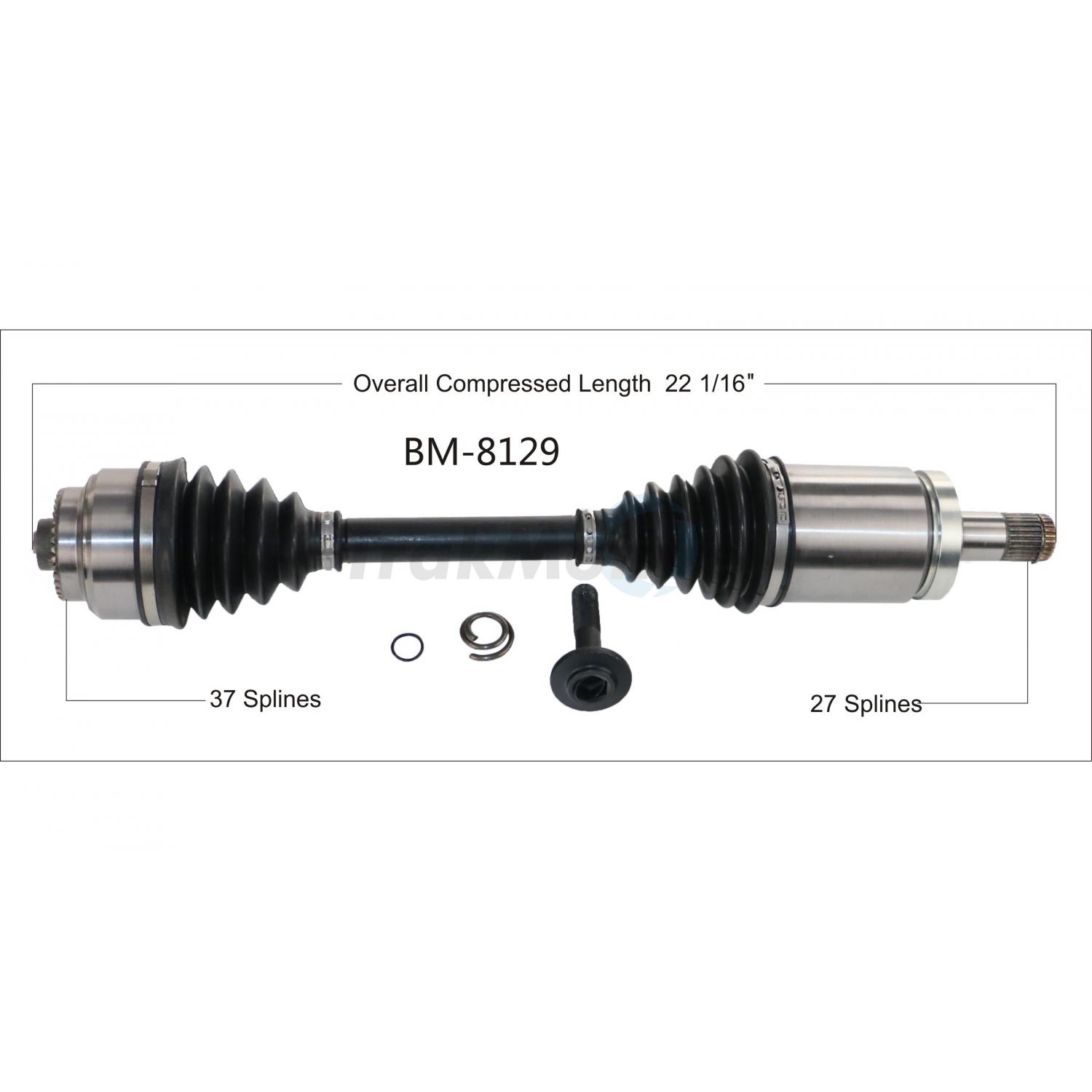 TrakMotive BM8129 - CV Axle Shaft TrakMotive BM8129 CV Axle Shaft product image 1 of 3