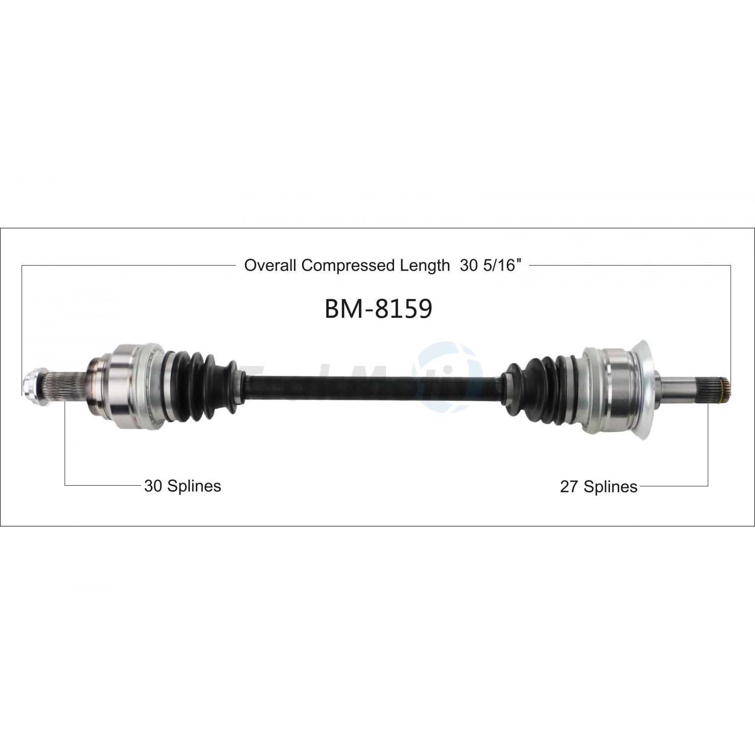 TrakMotive BM8159 - CV Axle Shaft TrakMotive BM8159 CV Axle Shaft product image 1 of 3