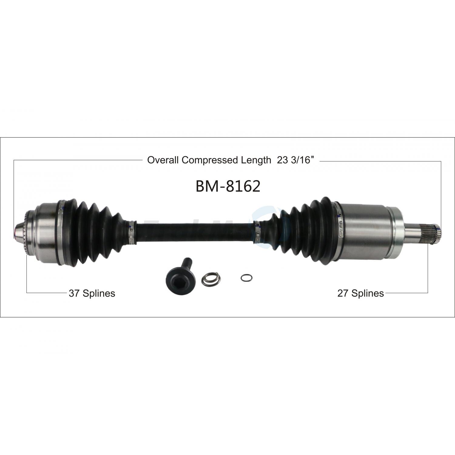 TrakMotive BM8162 - CV Axle Shaft TrakMotive BM8162 CV Axle Shaft product image 1 of 3