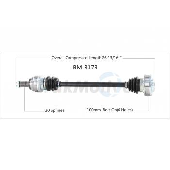 TrakMotive BM8173 CV Axle Shaft product image 1 of 3