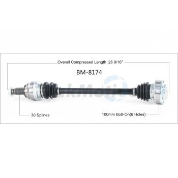 TrakMotive BM8174 CV Axle Shaft product image 1 of 3