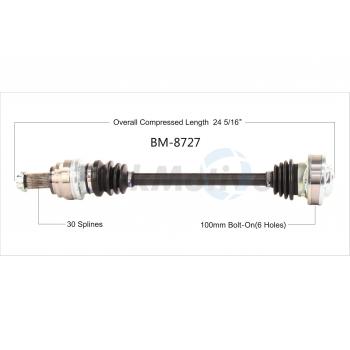 TrakMotive BM8727 CV Axle Shaft product image 1 of 3