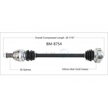 TrakMotive BM8754 - CV Axle Shaft TrakMotive BM8754 CV Axle Shaft product image 1 of 3