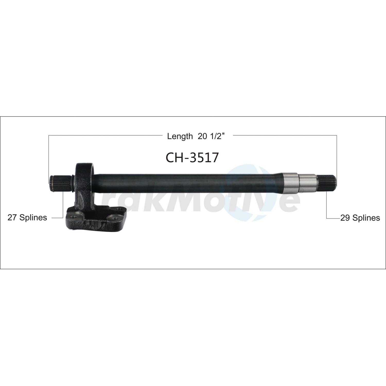 TrakMotive CH3517 CV Intermediate Shaft product image 1 of 3