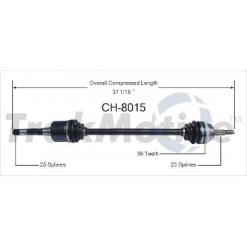 TrakMotive CH8015 CV Axle Shaft product image 1 of 3