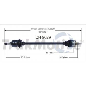 TrakMotive CH8029 - CV Axle Shaft TrakMotive CH8029 CV Axle Shaft product image 1 of 3