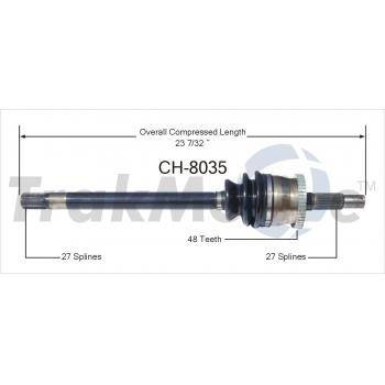 TrakMotive CH8035 - CV Axle Shaft TrakMotive CH8035 CV Axle Shaft product image 1 of 3