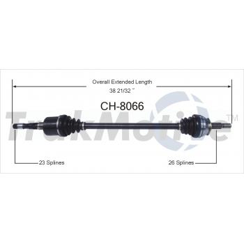 TrakMotive CH8066 - CV Axle Shaft TrakMotive CH8066 CV Axle Shaft product image 1 of 3