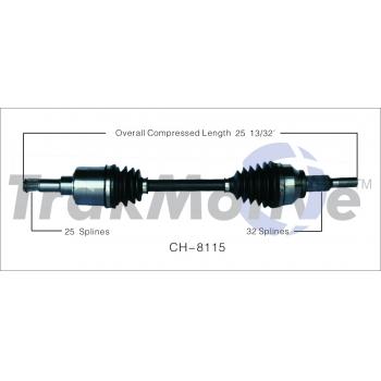 TrakMotive CH8115 CV Axle Shaft product image 1 of 3