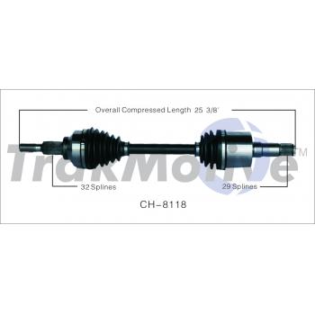 TrakMotive CH8118 CV Axle Shaft product image 1 of 3