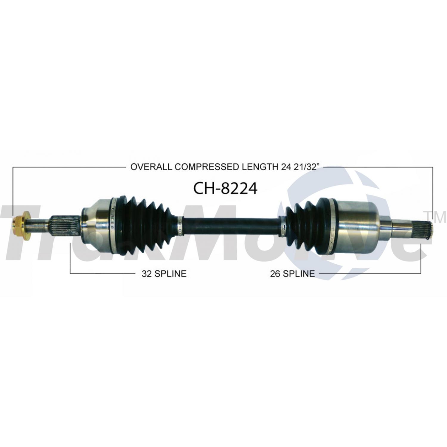 TrakMotive CH8224 CV Axle Shaft product image 1 of 3