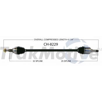 TrakMotive CH8229 CV Axle Shaft product image 1 of 3
