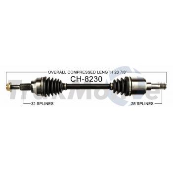 TrakMotive CH8230 - CV Axle Shaft TrakMotive CH8230 CV Axle Shaft product image 1 of 3