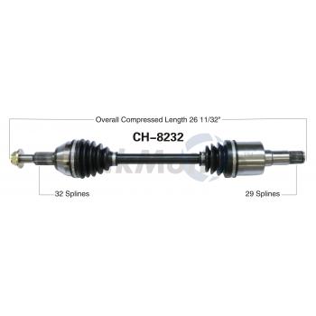 TrakMotive CH8232 - CV Axle Shaft TrakMotive CH8232 CV Axle Shaft product image 1 of 3