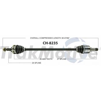 TrakMotive CH8235 CV Axle Shaft product image 1 of 3