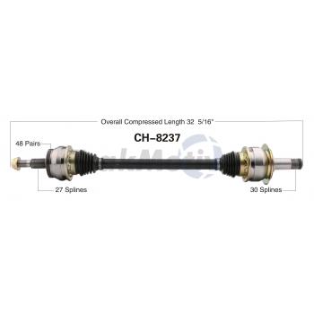 TrakMotive CH8237 CV Axle Shaft product image 1 of 3
