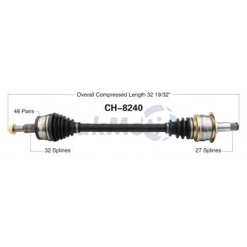 TrakMotive CH8240 - CV Axle Shaft TrakMotive CH8240 CV Axle Shaft product image 1 of 3