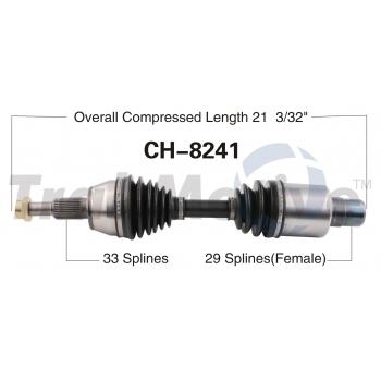 TrakMotive CH8241 CV Axle Shaft product image 1 of 3