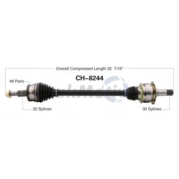 TrakMotive CH8244 - CV Axle Shaft TrakMotive CH8244 CV Axle Shaft product image 1 of 3