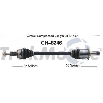 TrakMotive CH8246 - CV Axle Shaft TrakMotive CH8246 CV Axle Shaft product image 1 of 3
