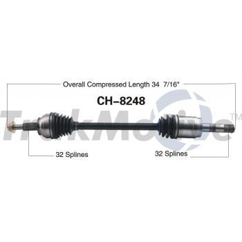 TrakMotive CH8248 - CV Axle Shaft TrakMotive CH8248 CV Axle Shaft product image 1 of 3