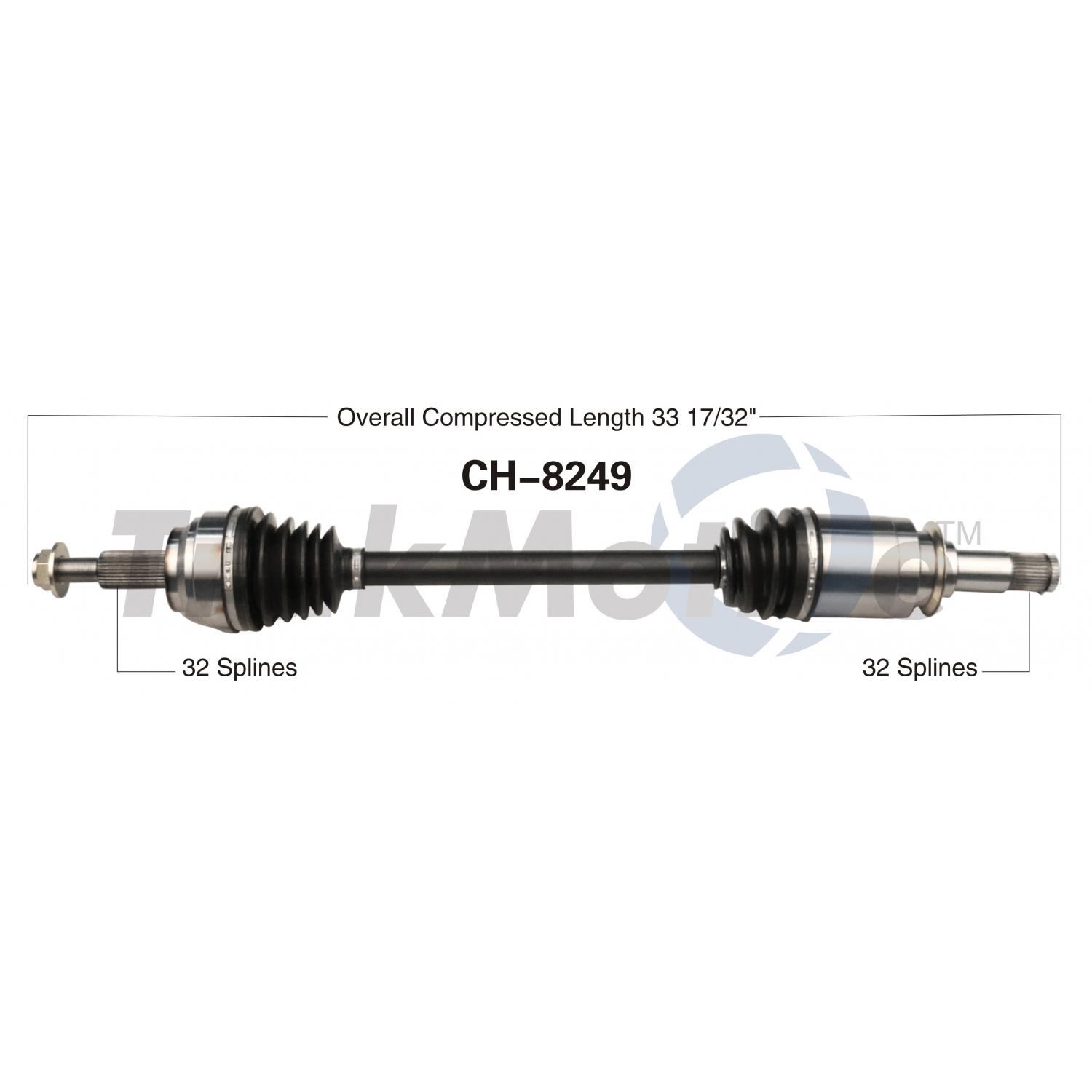 TrakMotive CH8249 - CV Axle Shaft TrakMotive CH8249 CV Axle Shaft product image 1 of 3