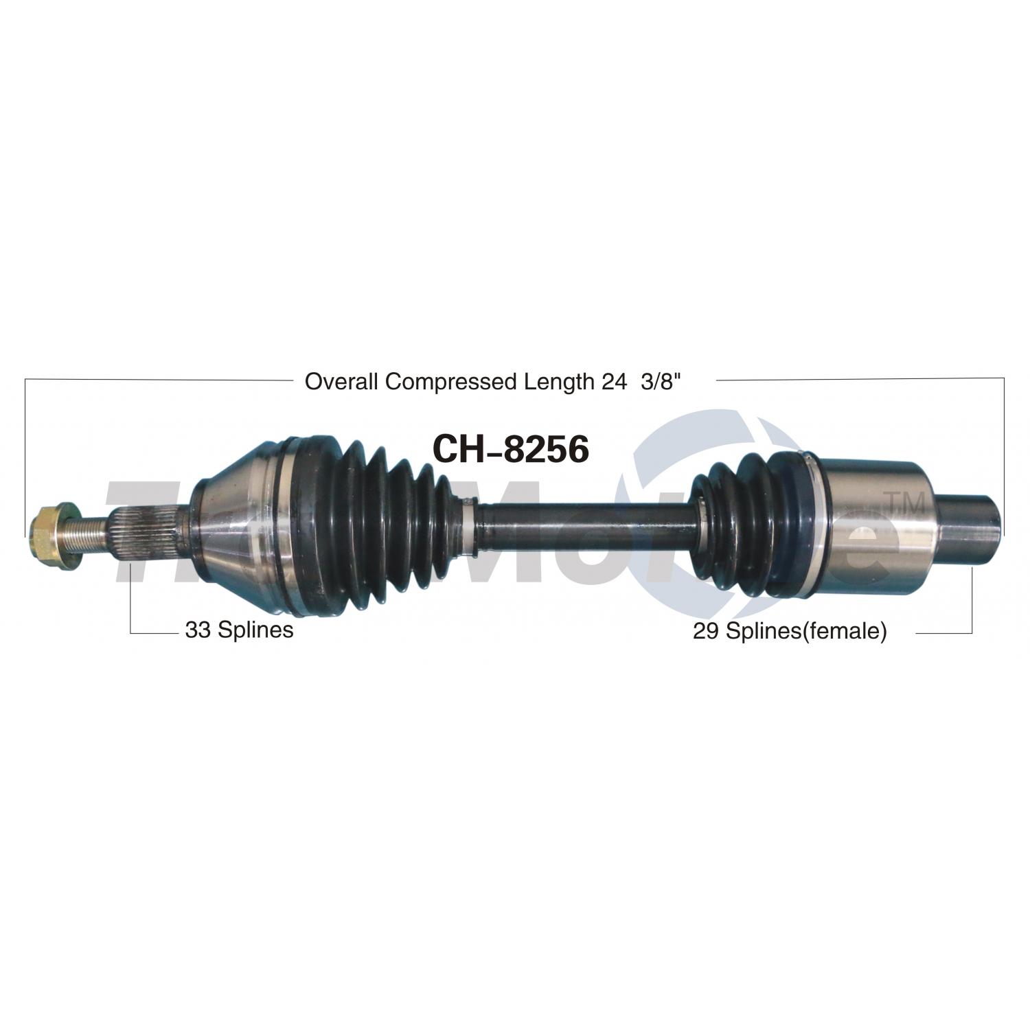 TrakMotive CH8256 CV Axle Shaft product image 1 of 3