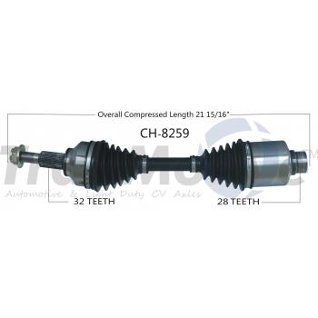 TrakMotive CH8259 - CV Axle Shaft TrakMotive CH8259 CV Axle Shaft product image 1 of 3