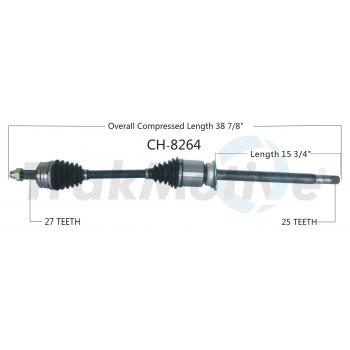 TrakMotive CH8264 CV Axle Shaft product image 1 of 3