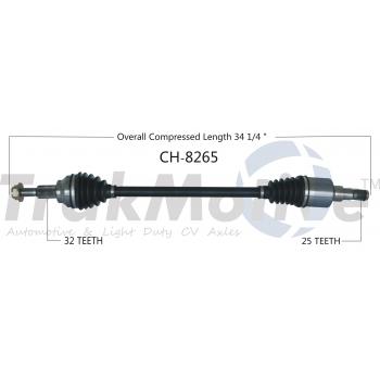 TrakMotive CH8265 CV Axle Shaft product image 1 of 3
