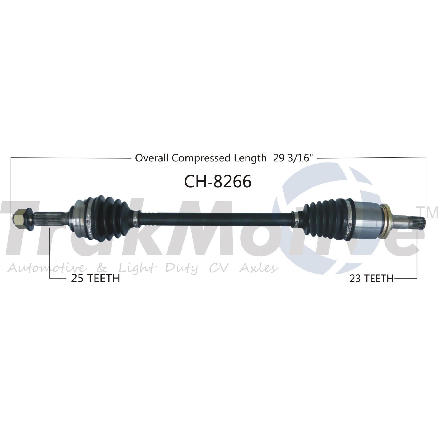 TrakMotive CH8266 CV Axle Shaft product image 1 of 3