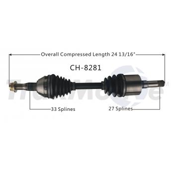 TrakMotive CH8281 - CV Axle Shaft TrakMotive CH8281 CV Axle Shaft product image 1 of 3