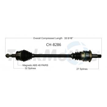 TrakMotive CH8286 CV Axle Shaft product image 1 of 3