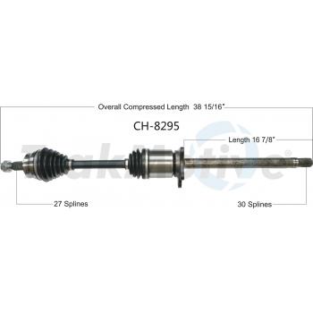 TrakMotive CH8295 - CV Axle Shaft TrakMotive CH8295 CV Axle Shaft product image 1 of 3