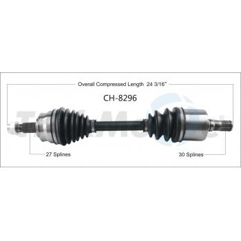 TrakMotive CH8296 - CV Axle Shaft TrakMotive CH8296 CV Axle Shaft product image 1 of 3