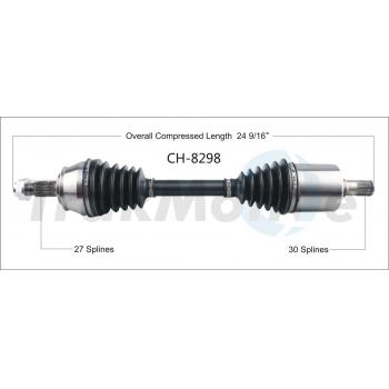 TrakMotive CH8298 - CV Axle Shaft TrakMotive CH8298 CV Axle Shaft product image 1 of 3