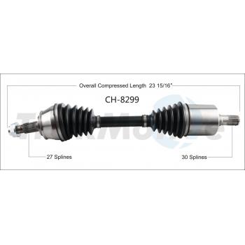 TrakMotive CH8299 - CV Axle Shaft TrakMotive CH8299 CV Axle Shaft product image 1 of 3