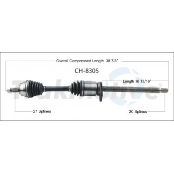 TrakMotive CH8305 - CV Axle Shaft TrakMotive CH8305 CV Axle Shaft product image 1 of 3