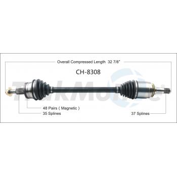 TrakMotive CH8308 - CV Axle Shaft TrakMotive CH8308 CV Axle Shaft product image 2 of 4