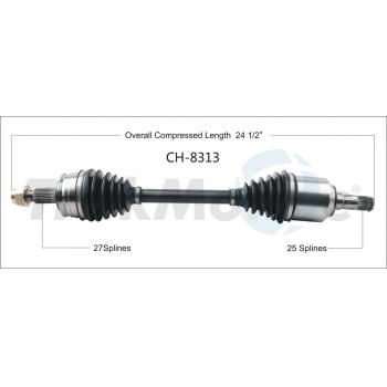 TrakMotive CH8313 - CV Axle Shaft TrakMotive CH8313 CV Axle Shaft product image 1 of 3