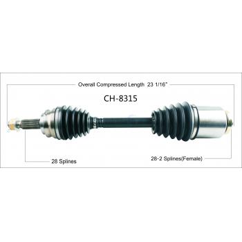 TrakMotive CH8315 - CV Axle Shaft TrakMotive CH8315 CV Axle Shaft product image 1 of 3